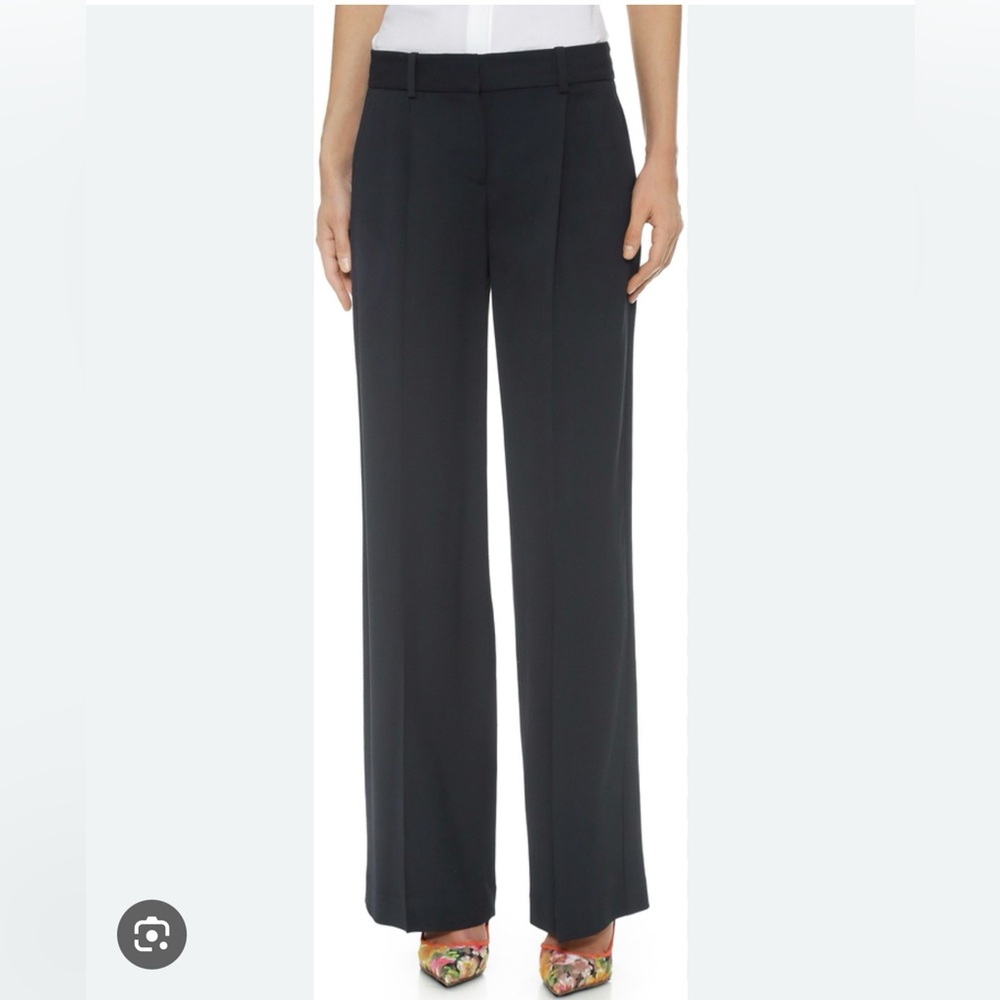 Theory Wide Leg Pants size 6 Navy